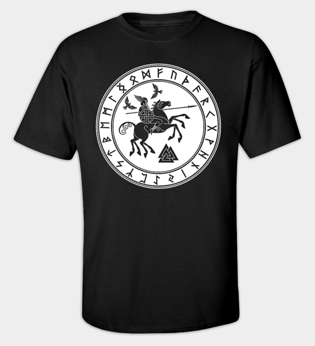 Oden rider Sleipner t-shirt