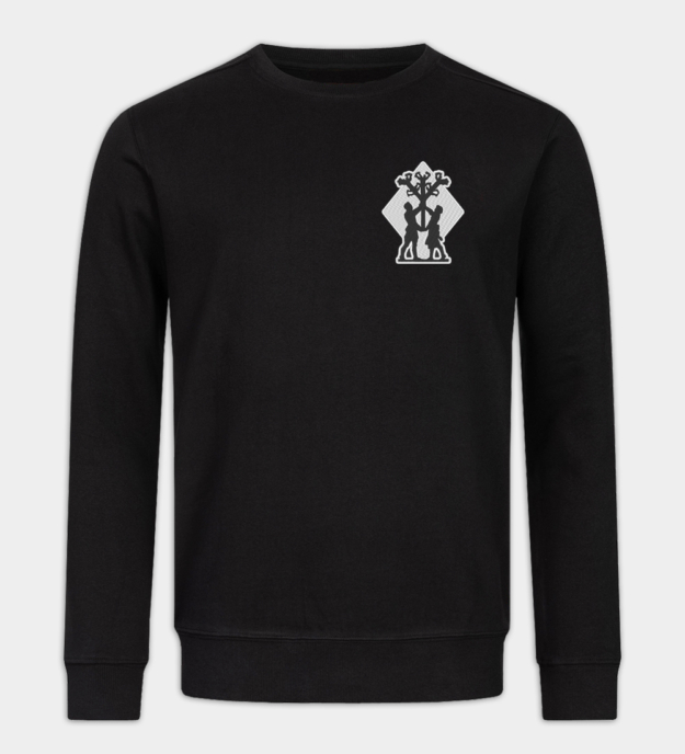 Algiz-runa broderad sweatshirt