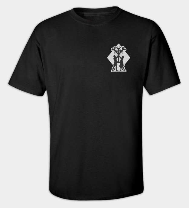 Algiz-runa broderad t-shirt