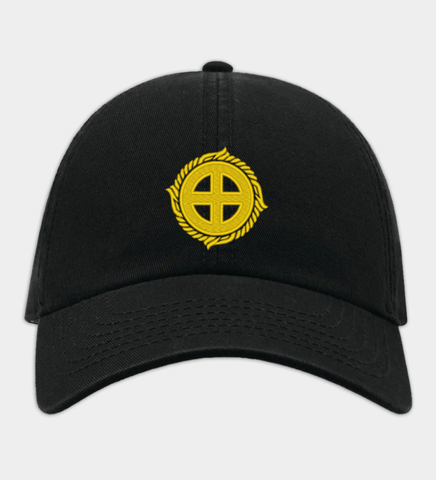 Solkors broderad keps